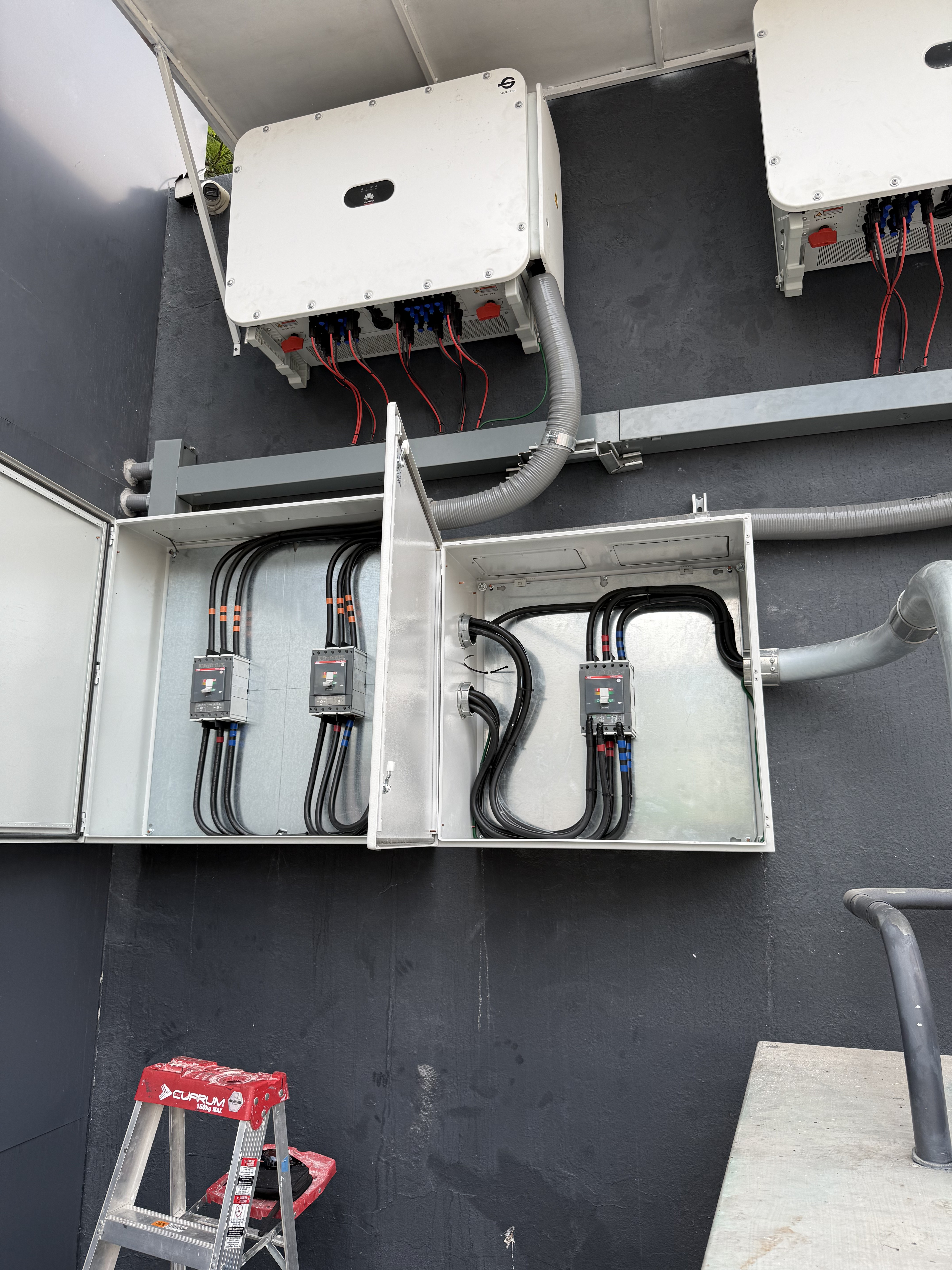 Fotografía de trabajo eléctrico